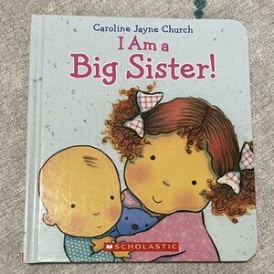 Scholastic 'I Am a Big Sister!' Book with Pink and Purple Cover